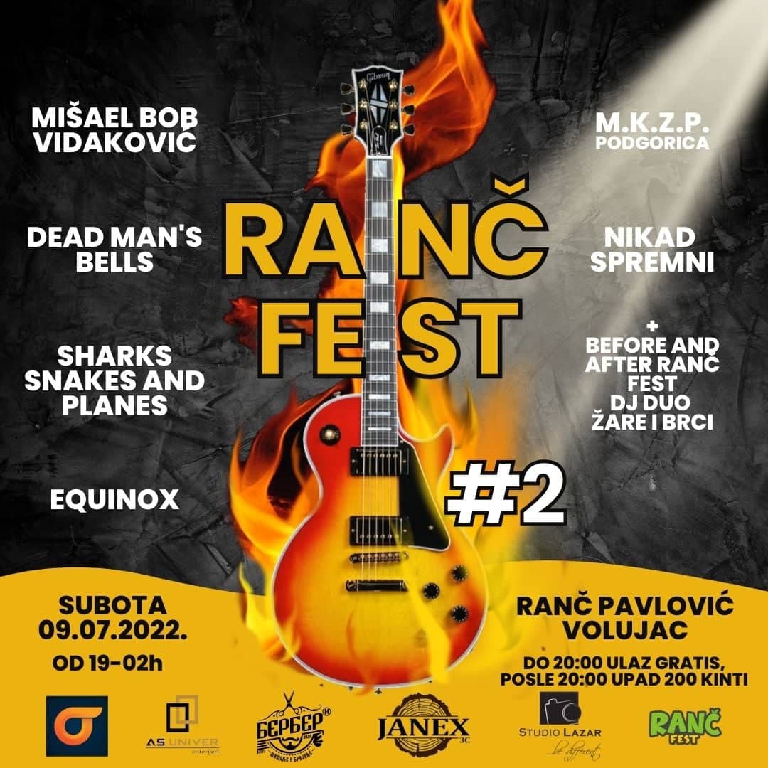 Drugi Ranč Fest u Volujcu nadomak Užica. U Subotu 9. jula